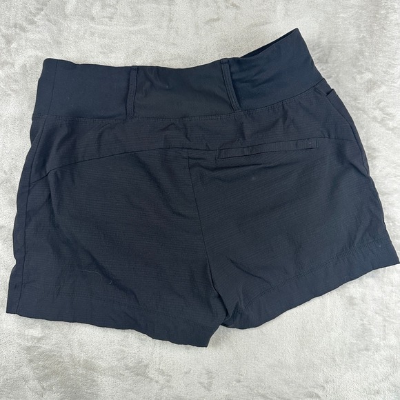 Athleta Trekkie North Short Black Zip Pocket Hiking Athletic Women's Size 4 - Picture 3 of 7